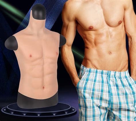 silicone chest male|silicone chest piece male.